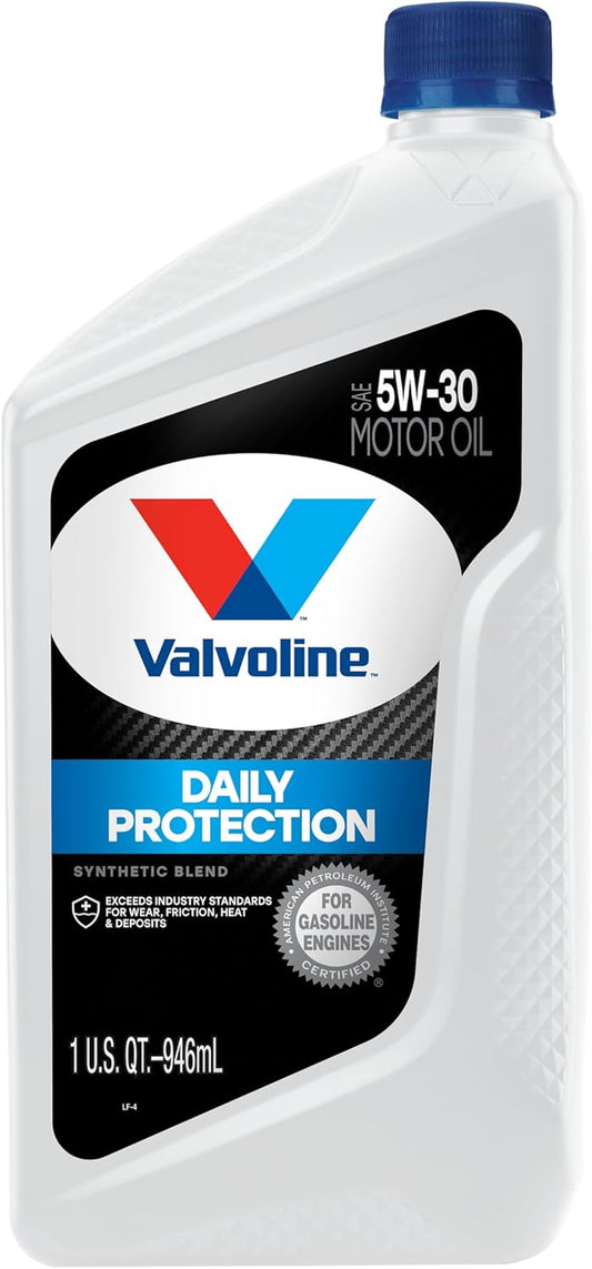 Valvoline Daily Protection 5W-30 Synthetic Blend Motor Oil 1 Quart