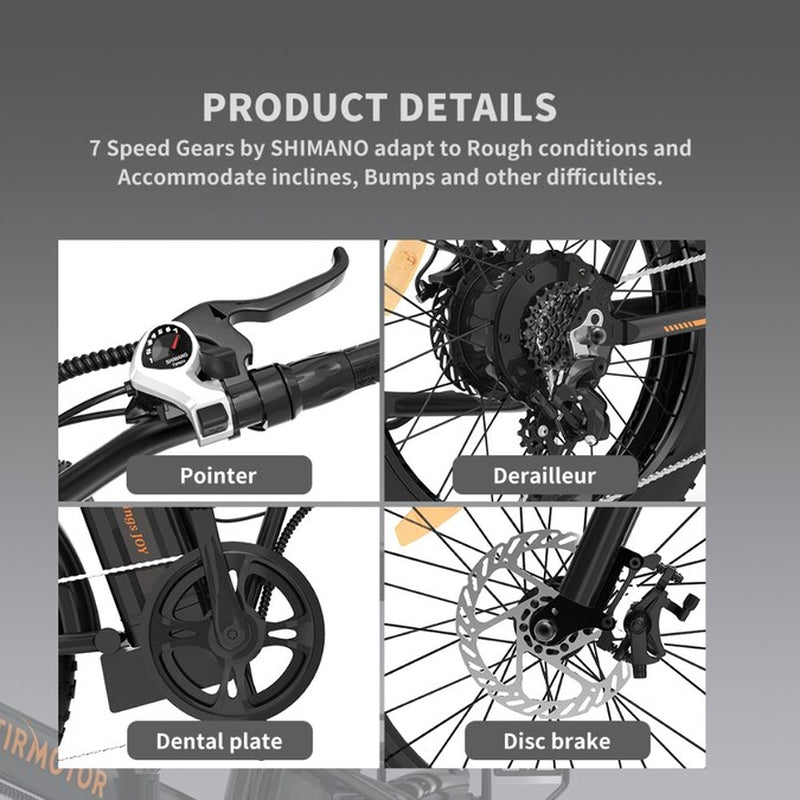 20-In Adult Unisex E-Bike