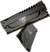 Patriot Viper Steel DDR4 RAM 16GB (2X8GB) 3200Mhz CL16 1.35V UDIMM Desktop Gaming Memory Kit Compatible with XMP - PVS416G320C6K