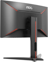 AOC C24G1 24" Curved Frameless Gaming Monitor, FHD 1080P, 1500R VA Panel, 1Ms 144Hz, Freesync, Height Adjustable, VESA, 3-Year Zero Dead Pixels Black